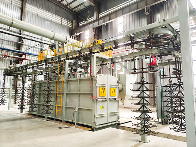 悬链通过式抛丸清理机